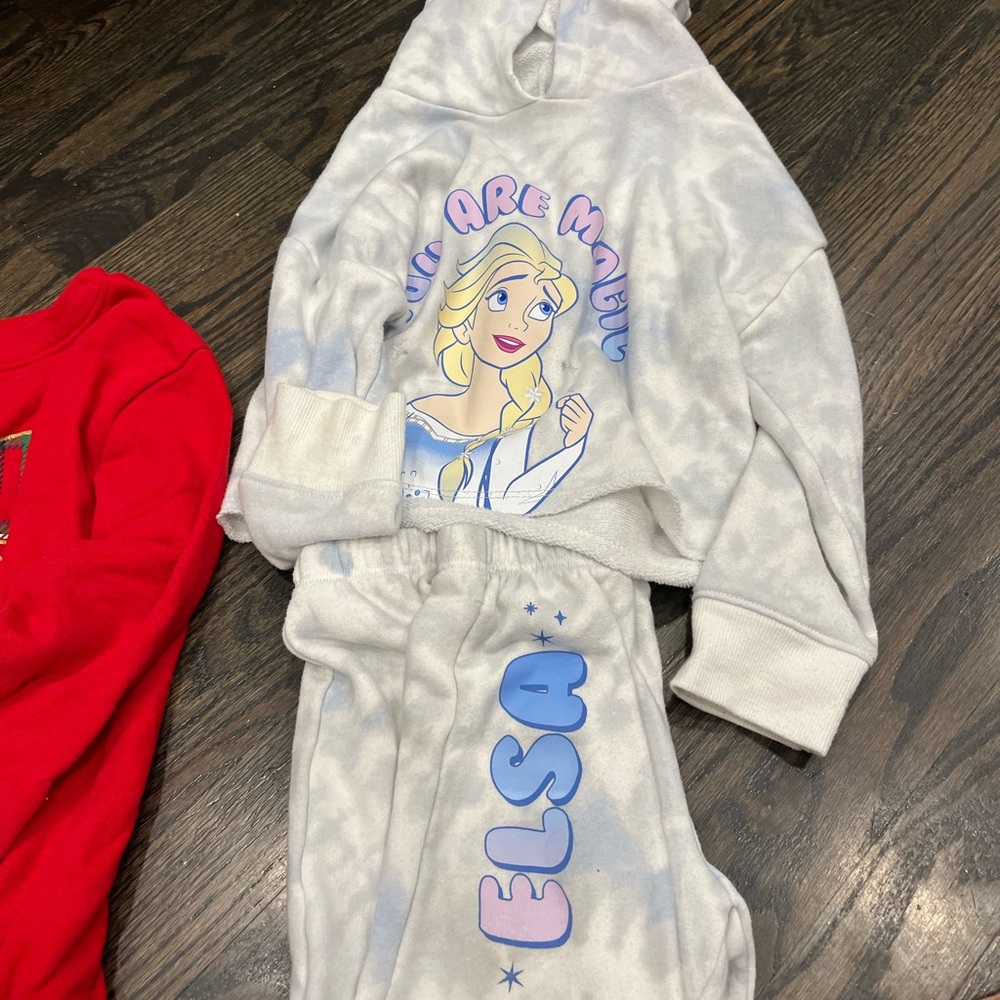 Elsa Themed Hoodie and Pants Set